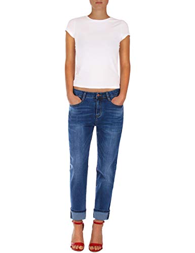 Fraternel Pantalones Vaqueros Mujer Boyfriend Azul XL