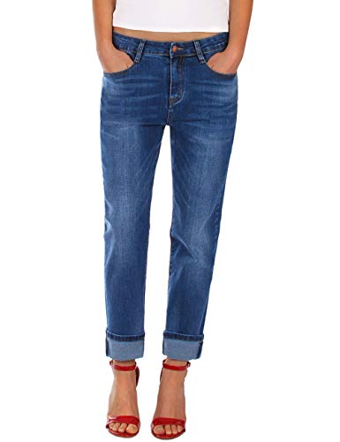 Fraternel Pantalones Vaqueros Mujer Boyfriend Azul XL
