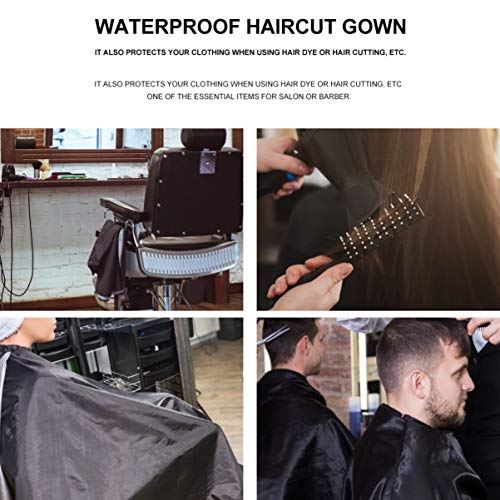 FRCOLOR Capa de Corte de Pelo Delantal de Peluquero Profesional Maquillaje Babero Capa Salón Estilista Suministro para Recortar Peinado para Colorear Peluquería