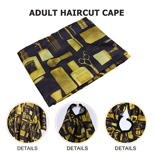 FRCOLOR Capa de Corte de Pelo Delantal de Peluquero Profesional Maquillaje Babero Capa Salón Estilista Suministro para Recortar Peinado para Colorear Peluquería