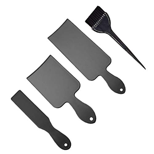 FRCOLOR Tablero de Tinte para El Cabello Y Kit de Pincel Cepillo para Teñir El Cabello Salón Decolorante para El Cabello Paleta Herramientas de Peine para Peluquería