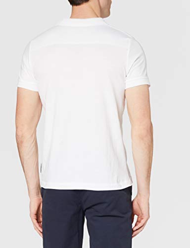 French Connection Basic Sneezy Polo, Blanco (Blanco/Azul Marino 11), XXL para Hombre