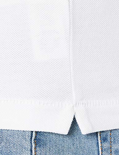 French Connection Summer Black Tipping Polo Camisa, Blanco (White/Marine 10), XXL para Hombre