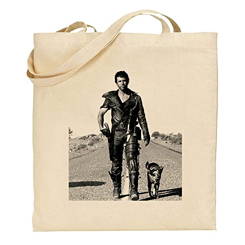 FRIKI FACTORIA Tote Bag Bolsa de tela Mad Max - Mel Gibson & Dog