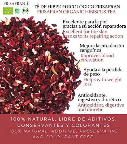 FRISAFRAN - Flor de Hibisco Ecológica|Granel - 100Gr