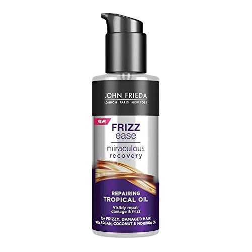 Frizz Ease - Aceite tropical para reparación de recuperación milagrosa, 100 ml