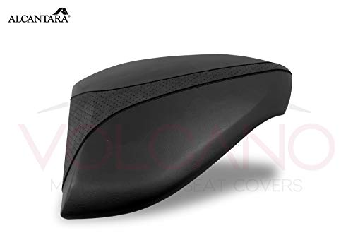 Funda de sillín Seat Cover de alcántara Antideslizante para Brutale 750/910/989/1078 2001-2009 (MV090C) CUCITURE Nere