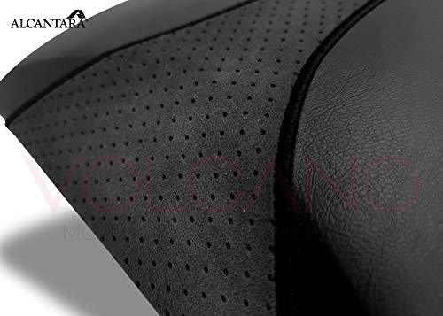 Funda de sillín Seat Cover de alcántara Antideslizante para Brutale 750/910/989/1078 2001-2009 (MV090C) CUCITURE Nere