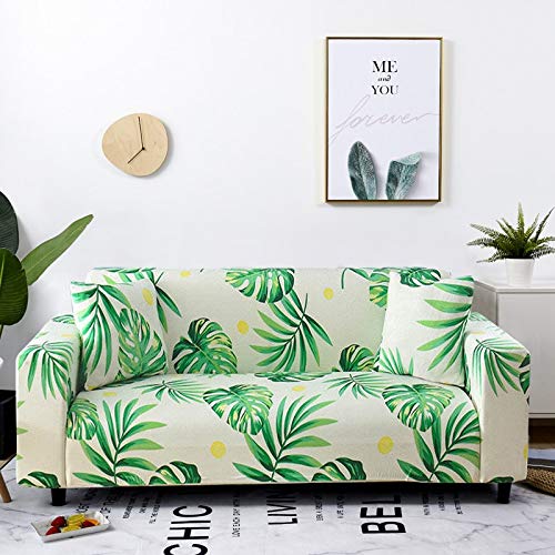 Funda de sofá elástica con Estampado Floral Estilo de línea Fundas de sofá elásticas para Sala de Estar Funda de sofá Funda de sofá seccional A18 3 plazas