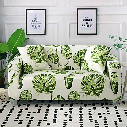 Funda de sofá elástica con Estampado Floral Estilo de línea Fundas de sofá elásticas para Sala de Estar Funda de sofá Funda de sofá seccional A18 3 plazas