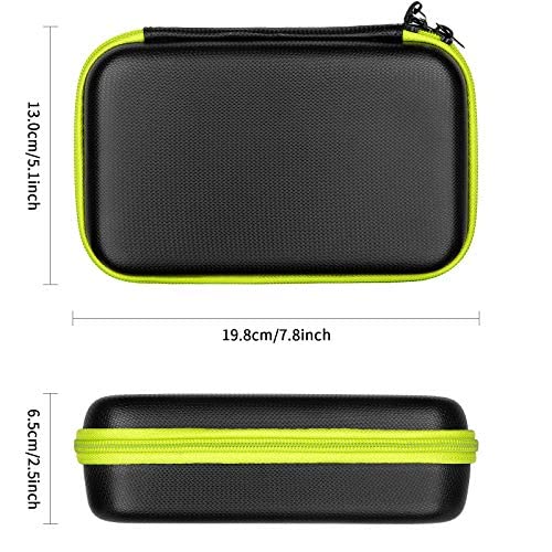 Funda Estuche para Philips OneBlade QP2520, QP2630, QP2530, QP2620 Recambio, Caja Cubrir de Rígida Almacenamiento para One Blade Bolso