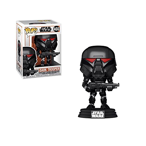 Funko 58289 POP Star Wars Mandalorian- Dark Trooper (Battle)