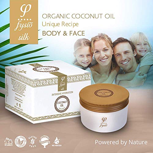 Fysio Aceite de coco virgen extra orgánico para piel enriquecido con cera de abejas, aceite de oliva, argán y jojoba 200ml
