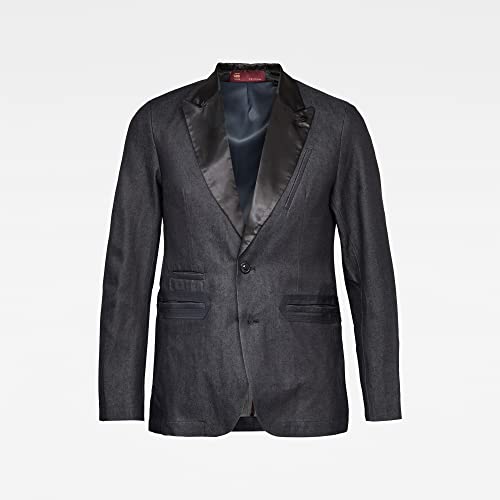 G-STAR RAW Tuxedo Casual Blazer, Raw Denim C518-001, S para Hombre
