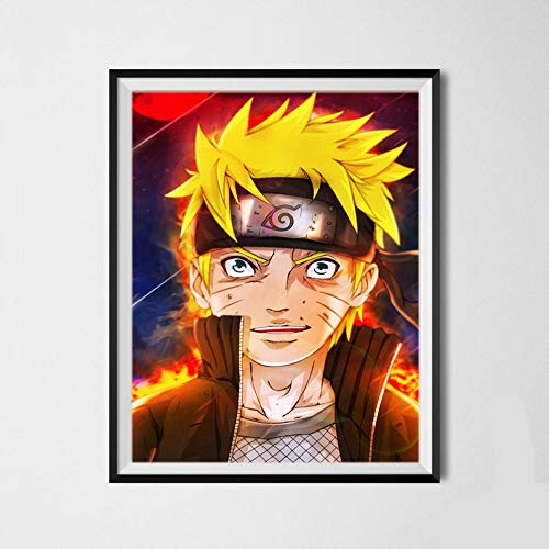 Gaara Sasuke Kurama - Lienzo de impresión artística con diseño de anime, 20 x 25 cm, sin marco