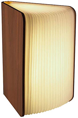 Gadgy ® Lámpara de Libro (Grande) con Cierre Magnético l Papel Tyvek de Calidad l Brilla en 3 Colores l Posibilidades de Posiciones Ilimitadas hasta 360 grados