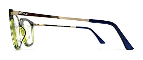 Gafas de lectura, presbicia Mujer Diseño de LUJO Premium en Colores: Red, Azul. VENICE Helen - Dioptrías: 1 a 3,5 (Azul, 1,50)