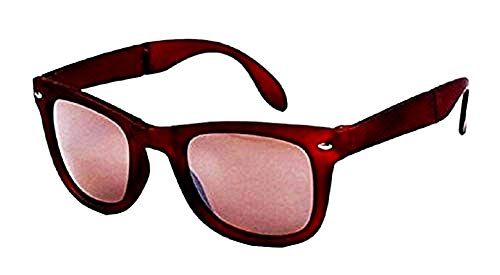 Gafas de sol con estuche - rectangular - clásico - lentes de color - marrón - primavera - otoño - invierno - verano