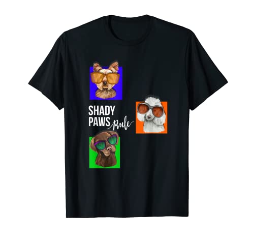 Gafas de sol divertidas para perros con sombra para perros Camiseta