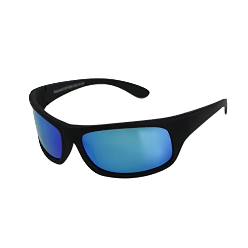 Gafas de sol polarizadas Erebos Cat. 4 especialmente oscuras | protección UV 400 | para sol extremo – montañas y mar | para fotofobia | gafas de sol deportivas para hombre y mujer | Talla L | negro