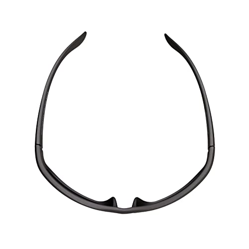 Gafas de sol polarizadas Erebos Cat. 4 especialmente oscuras | protección UV 400 | para sol extremo – montañas y mar | para fotofobia | gafas de sol deportivas para hombre y mujer | Talla L | negro