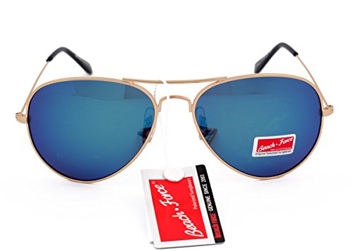 Gafas de sol polarizadas originales Beach Force para conductores, lentes con espejo, diseño de lágrima