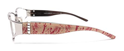 Gafas de vista para mujer dulce y gabana DG 1159 – B plata y beige 299 strass