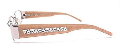 Gafas de vista para mujer dulce y gabana DG 1160 – B plata y beige 302 strass