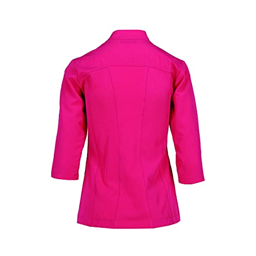 GALLANTDALE Casaca Sanitaria Archery Mujer Ultra-Fresh con Tela Spandex Rosa Fucsia XL