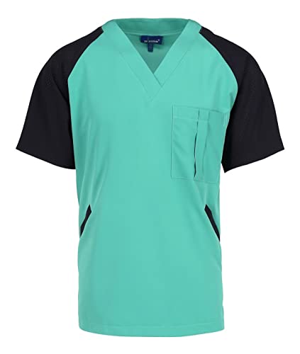 GALLANTDALE Casaca Sanitaria Friends Summer Hombre Repelente de Tela Spandex Verde Aqua M