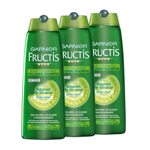 Garnier Fructis Champú Volumen RE estructura de extra ligero