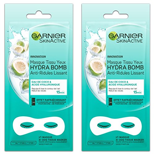 Garnier Skinactive máscara tejido ojos hydrabomb anti-ridules lissant 6 G – Lote de 2