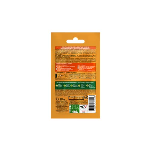 Garnier Skinactive máscara tejido ojos hydrabomb antifatiga Energisant 6 G