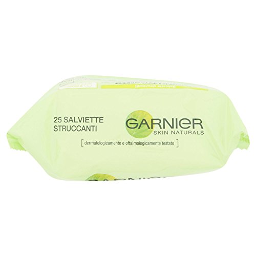 Garnier - Toallitas desmaquillantes frescas para pieles normales o mixtas, 25 unidades