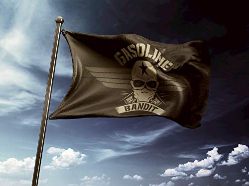 Gas oline Bandit® Biker Racer Bandera para el Club hogar o la de impacto Taller