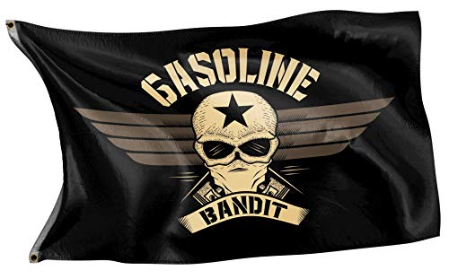 Gas oline Bandit® Biker Racer Bandera para el Club hogar o la de impacto Taller