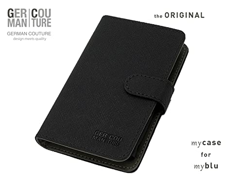 GC ® German Couture original My-case compatible con myblu - estuche ingenioso para accesorios My blu como cigarrillos electrónicos Vape Device Liquids Liquidpod etc. cubierta protectora