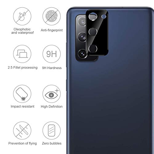 GEEMEE für Samsung Galaxy S20 FE 4G/5G Protector de Lente de cámara, Cristal Templado Película Vidrio Templado 9H Alta Definicion Glass Screen Protector