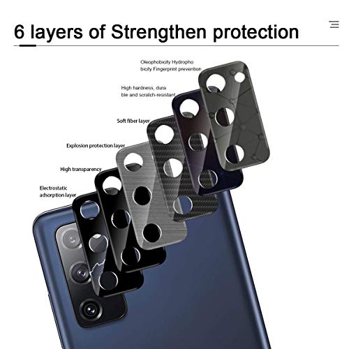 GEEMEE für Samsung Galaxy S20 FE 4G/5G Protector de Lente de cámara, Cristal Templado Película Vidrio Templado 9H Alta Definicion Glass Screen Protector