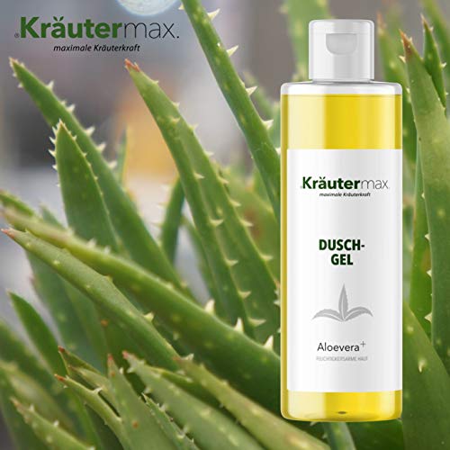Gel de ducha de aloe vera gel limpiador con gel de aloe vera para cuerpo y cabello 1 x 250 ml