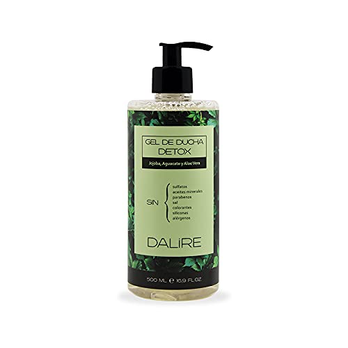 Gel de ducha sin sulfatos Dalire BIO 500ml para TODO TIPO DE PIELES. Sin Parabenos, Sin Sal, Sin tóxicos