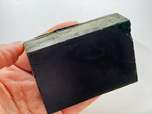 Gel Jabon sólido de Alga Espirulina natural para cuerpo y rostro artesanal y ecológico - 100% natural y vegano. Sin sulfatos ni parabenos.