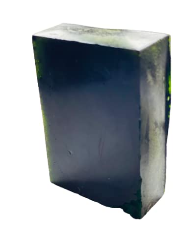 Gel Jabon sólido de Alga Espirulina natural para cuerpo y rostro artesanal y ecológico - 100% natural y vegano. Sin sulfatos ni parabenos.