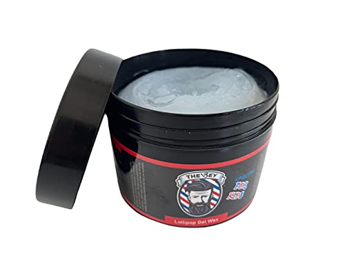 Gel Wax The Bey - Fijador extra fuerte con Efecto Mojado sin residuos - 500 ml - Especia para niños (Fresa)