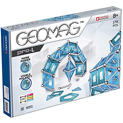 Geomag Pro-L Construcciones magnéticas y juegos educativos, 174 Piezas (25), Multicolor