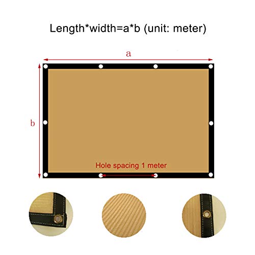 Geovne Malla Sombreadora Beige a Prueba de Viento,Red de Sombreado de Jardín Resistente,Solar Sombra Paño con Ojales,3 Pines,Sun Net para Decoración,Fiesta,Camping,Antracita (2x3m)