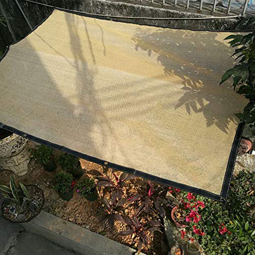 Geovne Malla Sombreadora Beige a Prueba de Viento,Red de Sombreado de Jardín Resistente,Solar Sombra Paño con Ojales,3 Pines,Sun Net para Decoración,Fiesta,Camping,Antracita (2x3m)