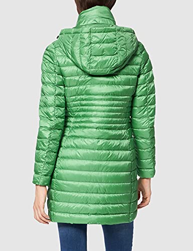 Geox D JAYSEN Capa De Pluma Mujer, Verde (Kelly Green), 42