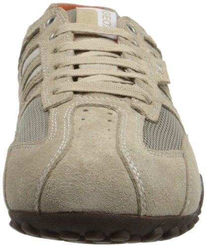Geox SNAKE K UOMO Zapatillas Bajas Hombre, Beige (Beige/Dk Orange), 47 EU