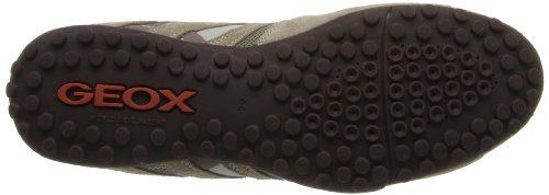 Geox SNAKE K UOMO Zapatillas Bajas Hombre, Beige (Beige/Dk Orange), 47 EU